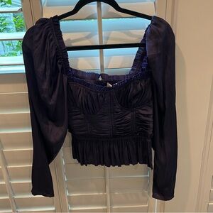 Ulla Johnson purple Mia blouse (4) NWT